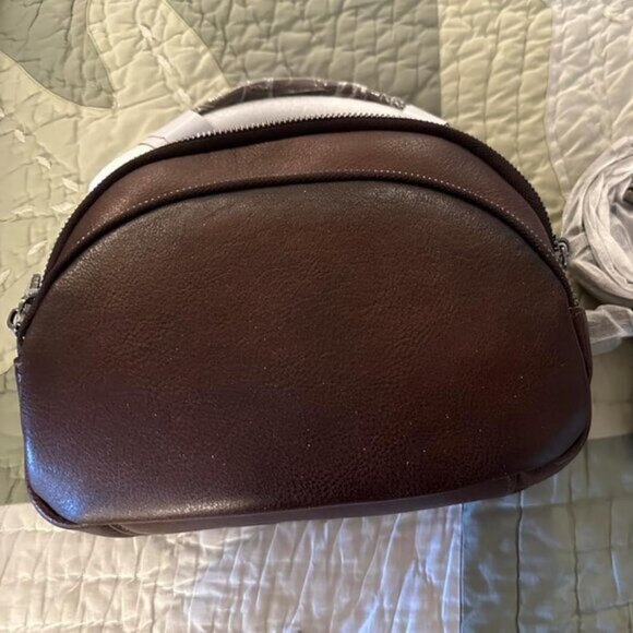🆕Women Coffee Genuine Leather Crossbody Small Vintage Shoulder Purse Bag - Picture 4 of 13